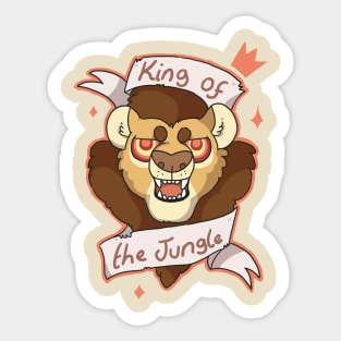 King of the Jungle Sticker